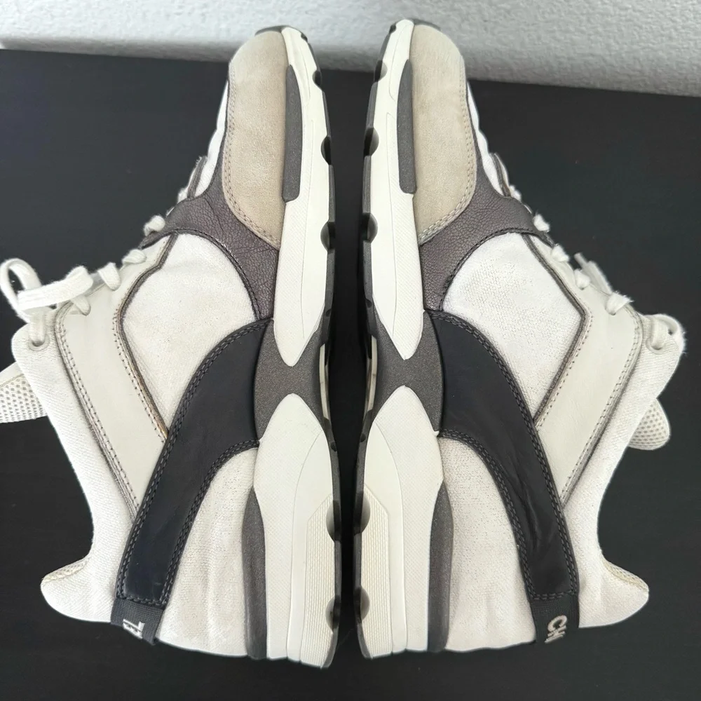 Chanel CC Logo Sneakers Leather Canvas Athletic Shoes